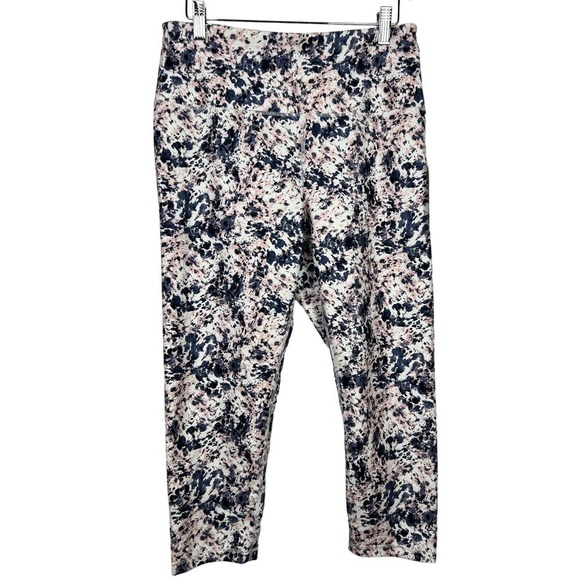 NWT Balance Collection PINK LOTUS SPECKLE TIE DYE Compression Capri Leggings XL - Picture 1 of 8